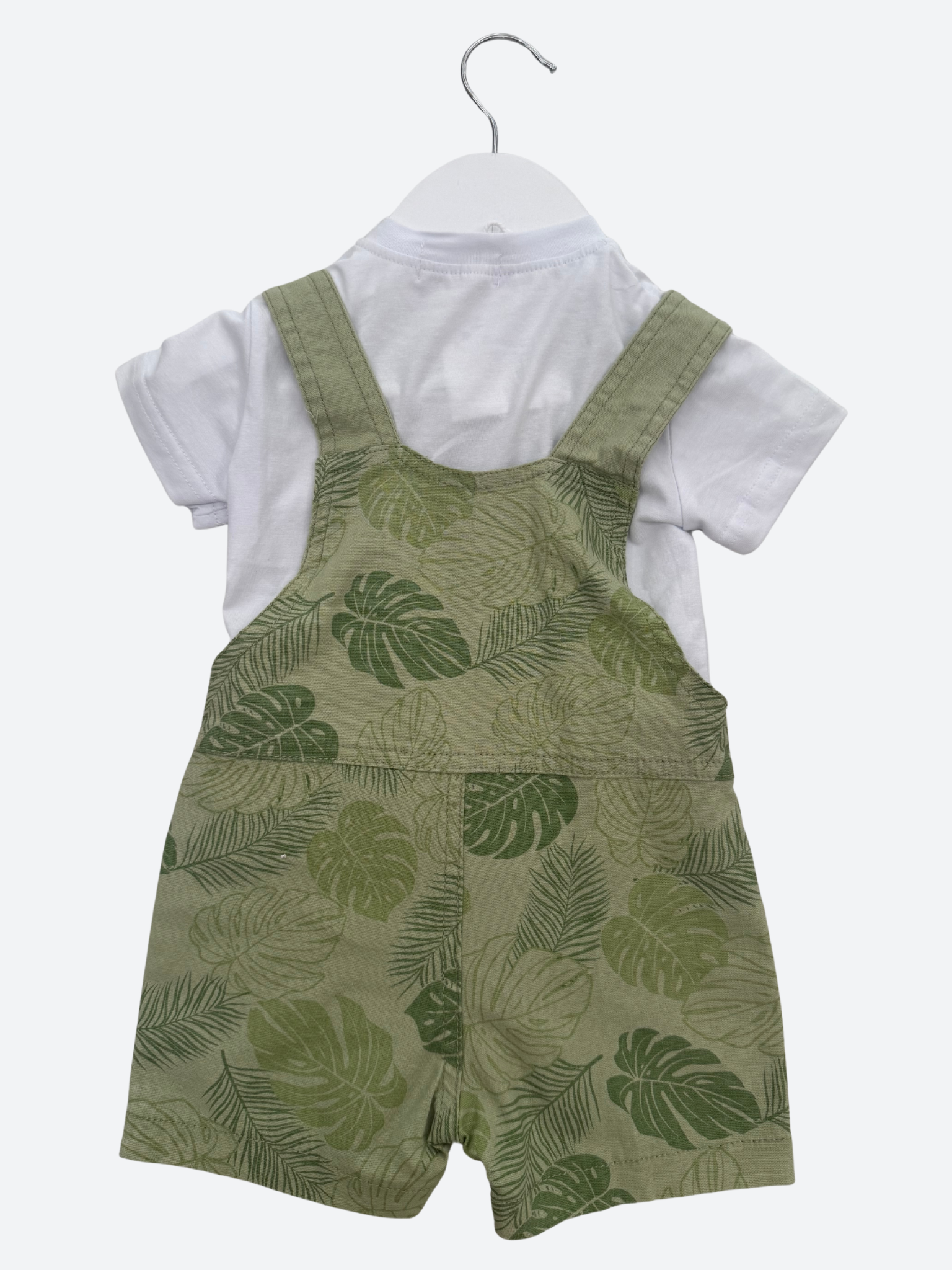 Salopette neonato con t-shirt