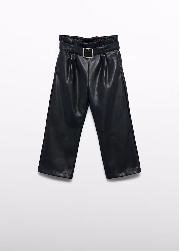 Pantalone in ecopelle bimba - Abel & Lula
