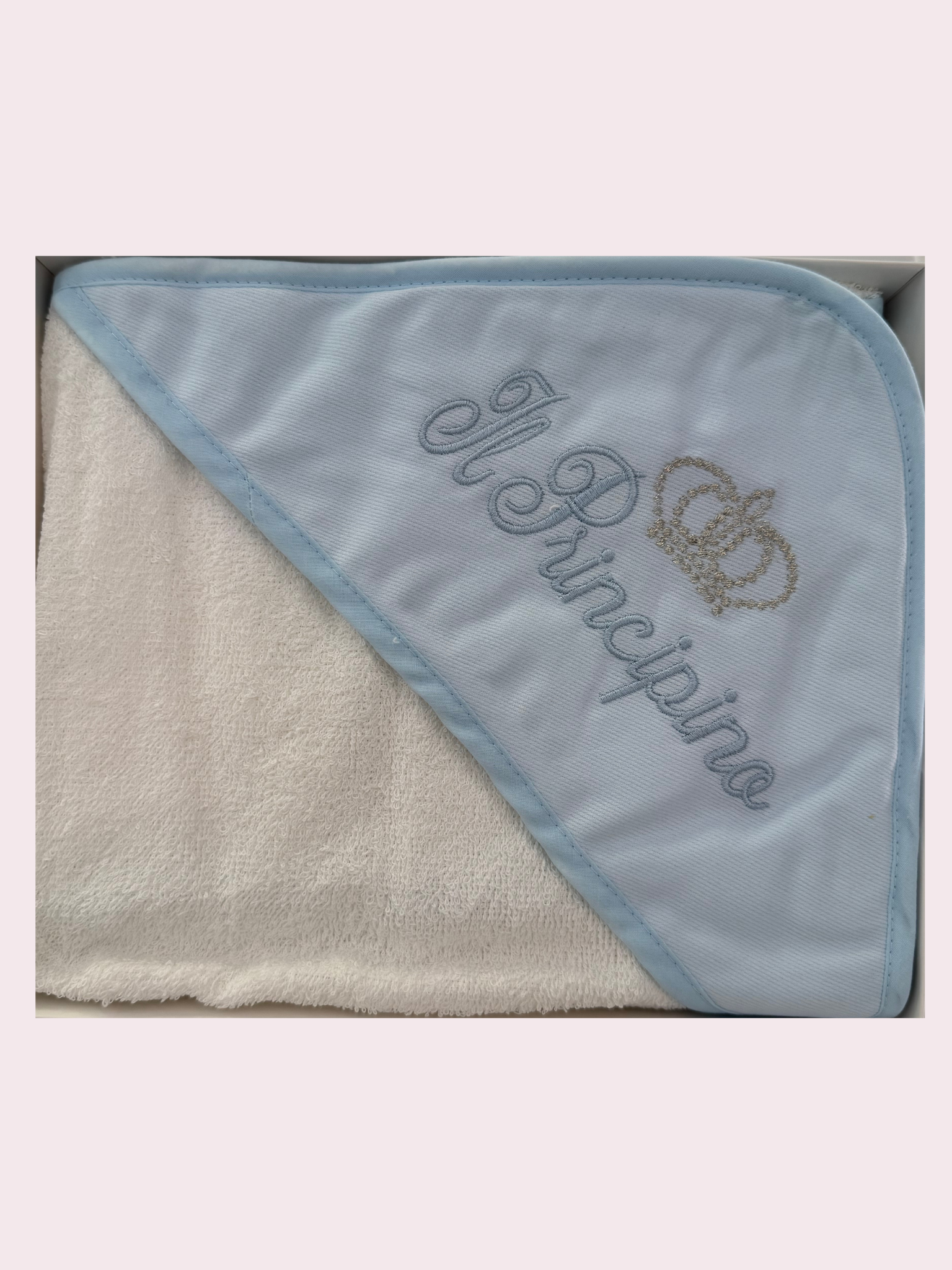 Accappatoio quadrato in spugna 0M+