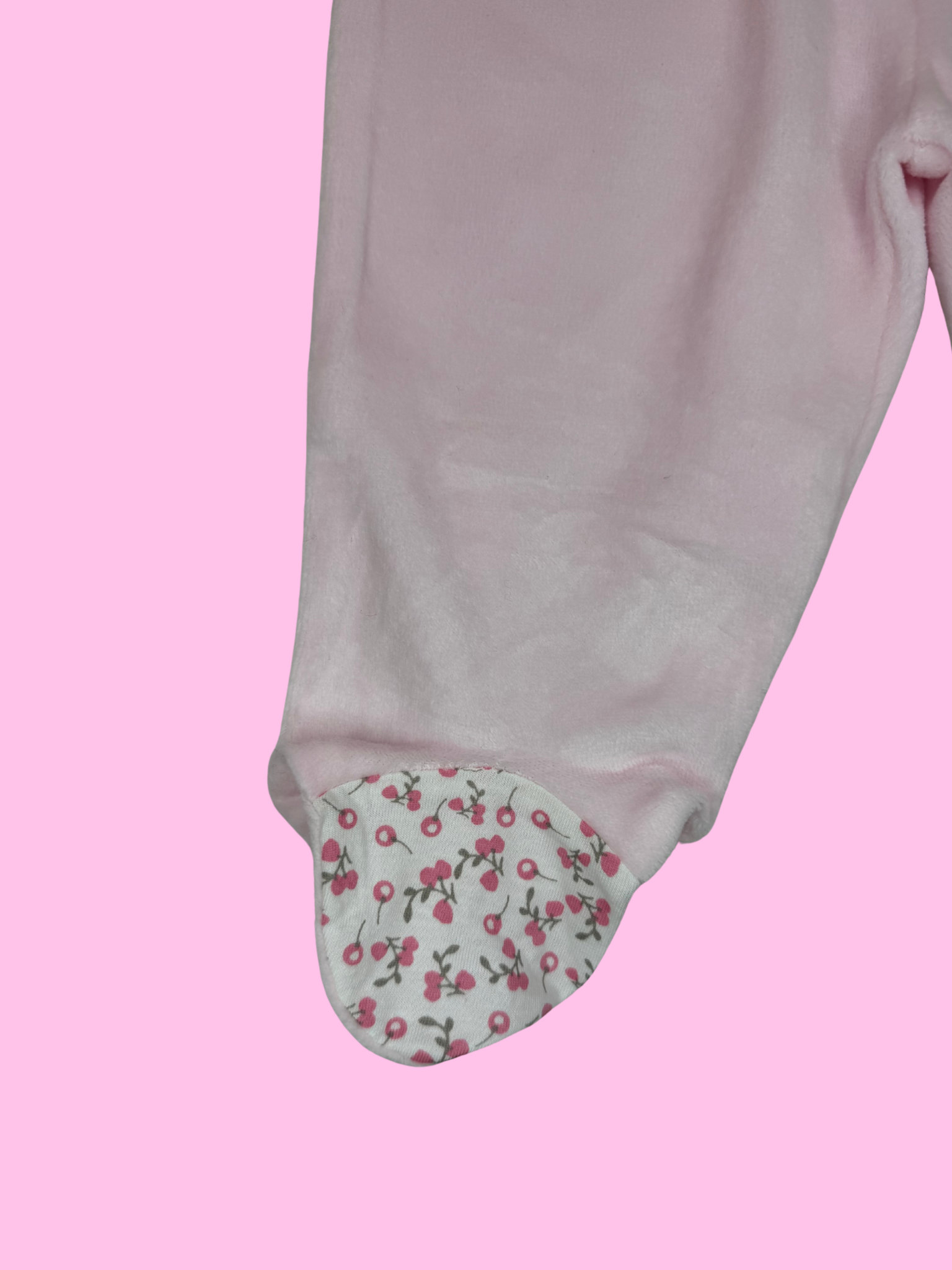 Baby girl two-piece chenille set