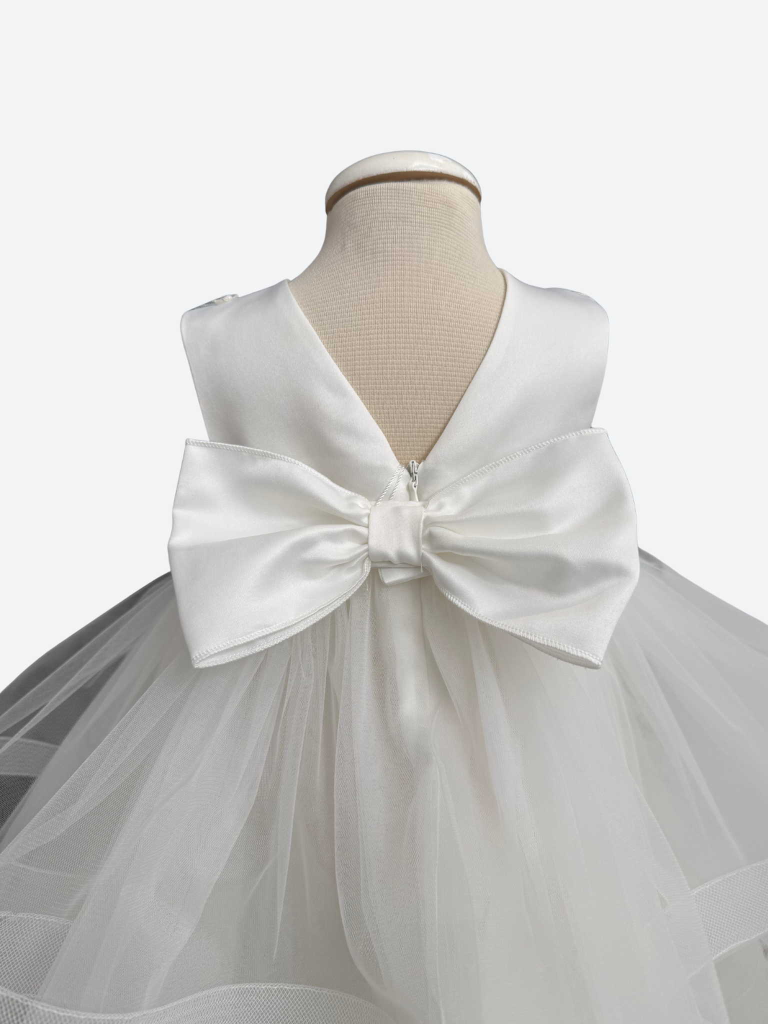 Abito da cerimonia neonata con bolerino - Pascal Kids