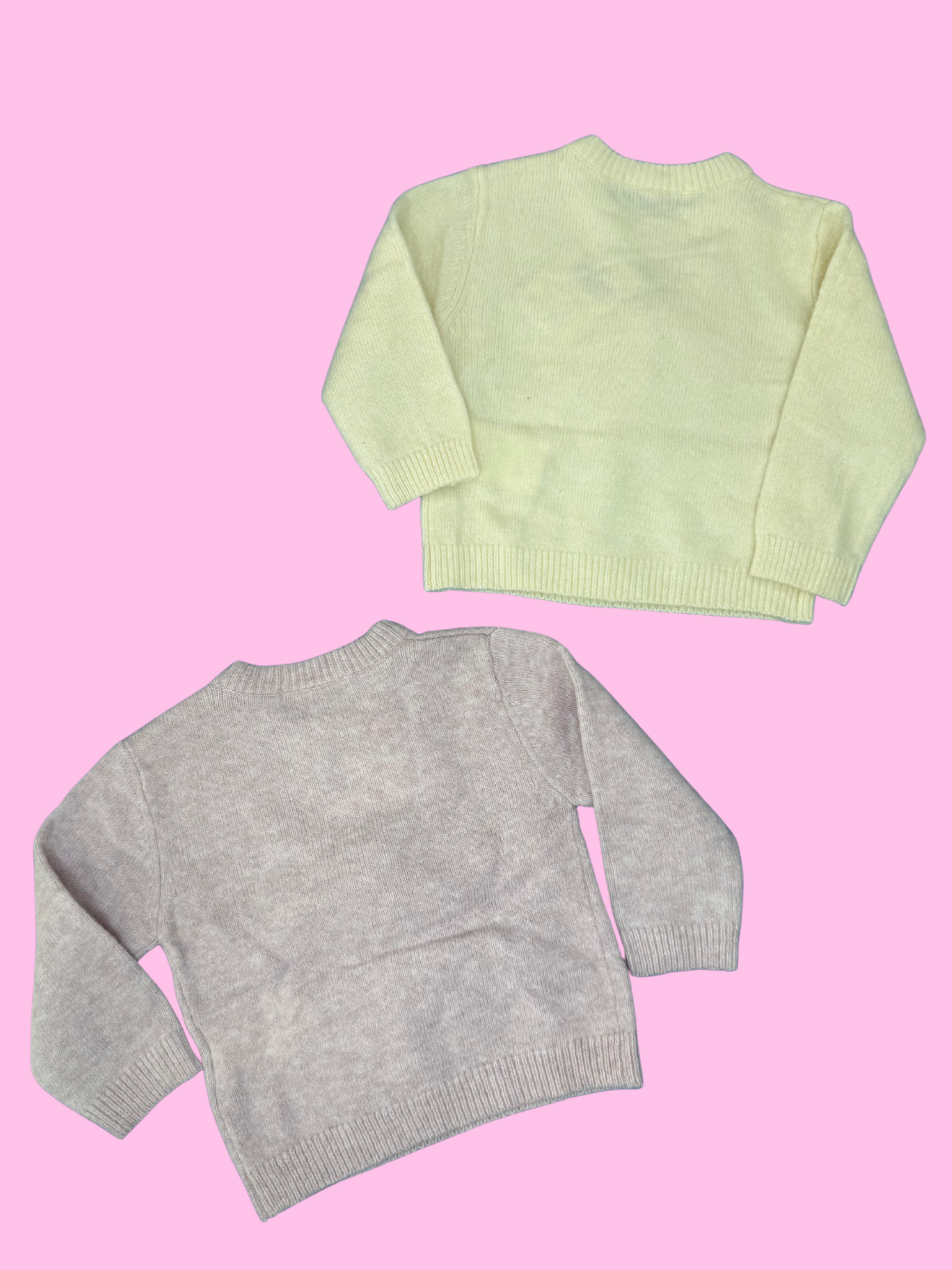 Maglione neonata con applicazione fiocco - 12/36 mesi