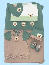 Set prima nascita neonato in cotone - HopHopla