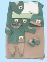 Set prima nascita neonato in cotone - HopHopla