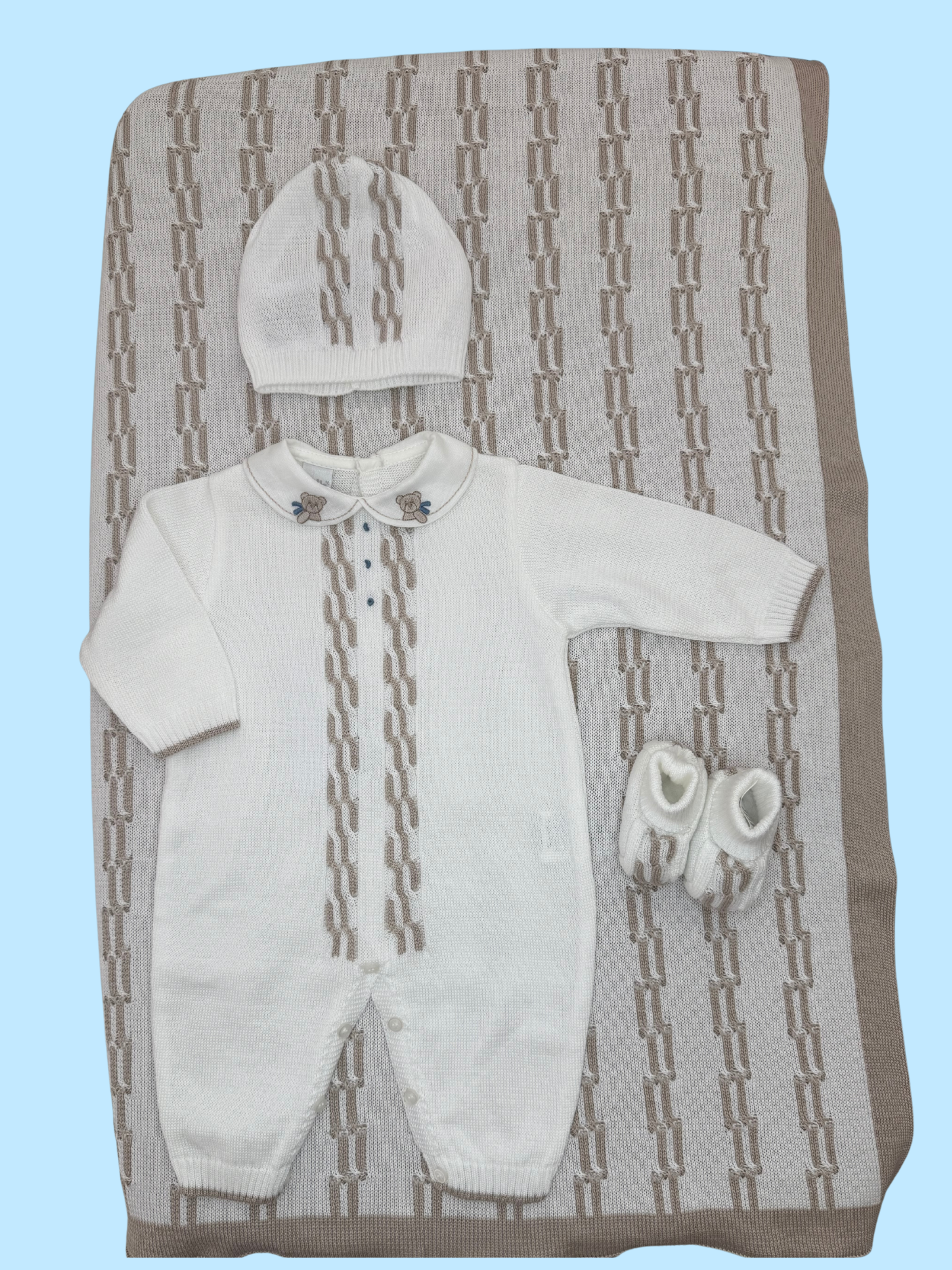 First birth set in cotton thread - Star