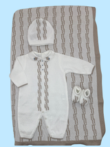 Set prima nascita in filo di cotone - Stella