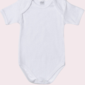 Body neonati 100% cotone a manica corta