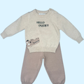 Completo neonato in maglia - 3/18 mesi