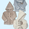 Cappottino neonato con cappuccio - 3/9 mesi