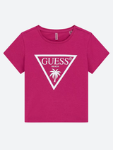 T-shirt crop Guess bambina