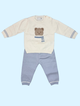 Completo neonato in maglia - 3/18 mesi