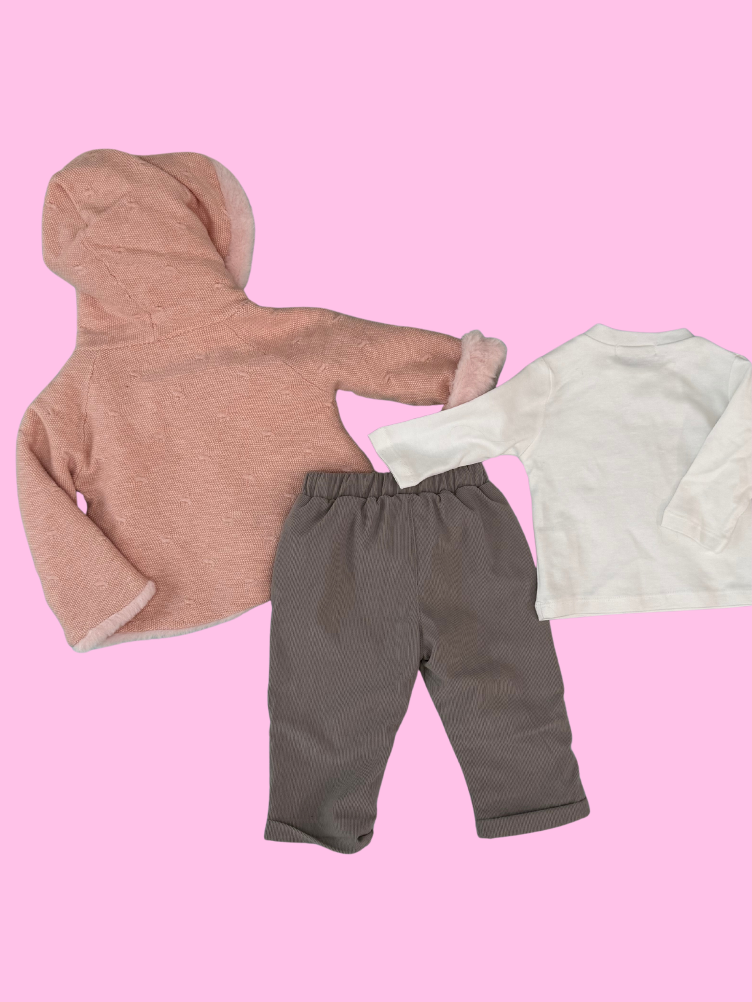 Completo con giacca neonata