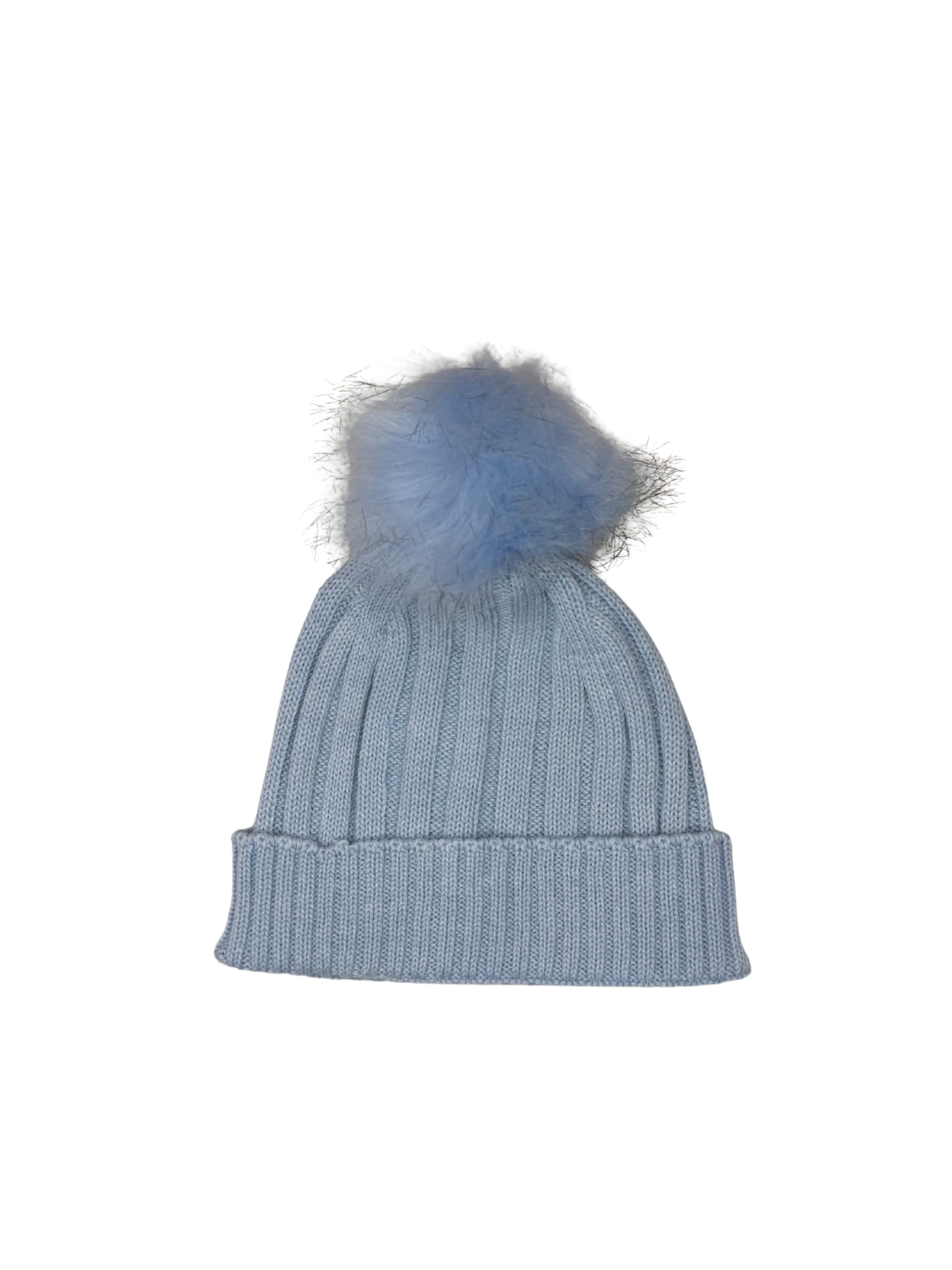 Berretto neonato con pon pon 12/36 mesi