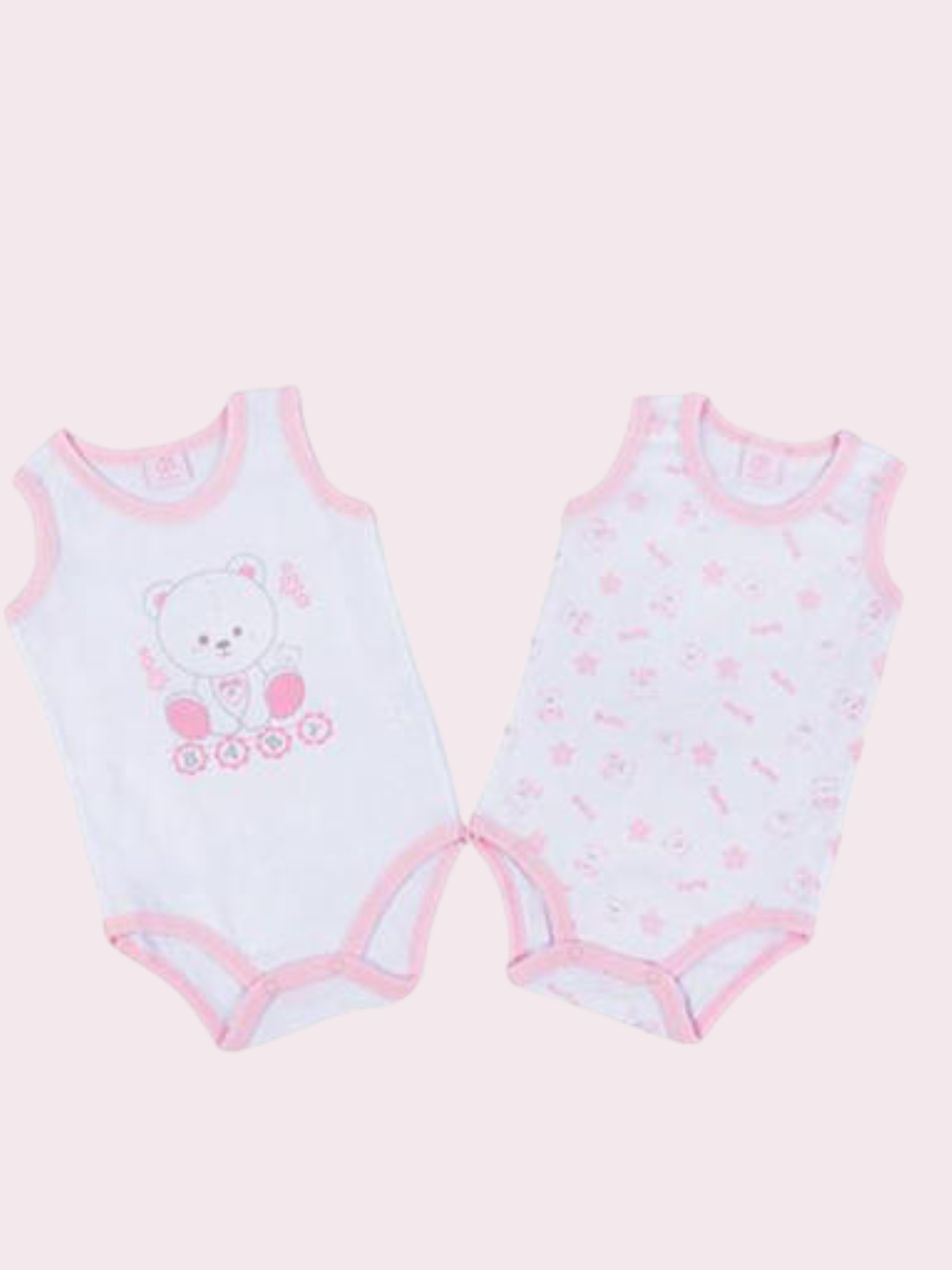 Body 100% cotone Bipack a spalla larga