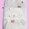 Newborn baby's first outfit set in cotton - HopHopla