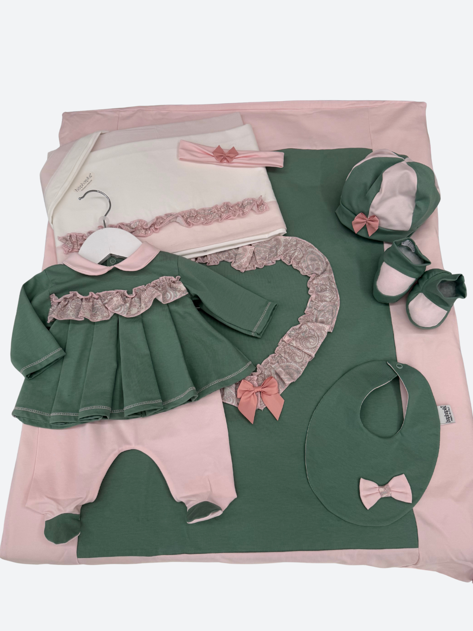 Set prima nascita neonata in cotone - HopHopla