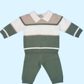 Completo neonato in maglia - 1/18 mesi