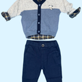 Completo elegante neonato - 3/18 mesi