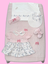 Set prima nascita neonata in filo di cotone - HopHopla