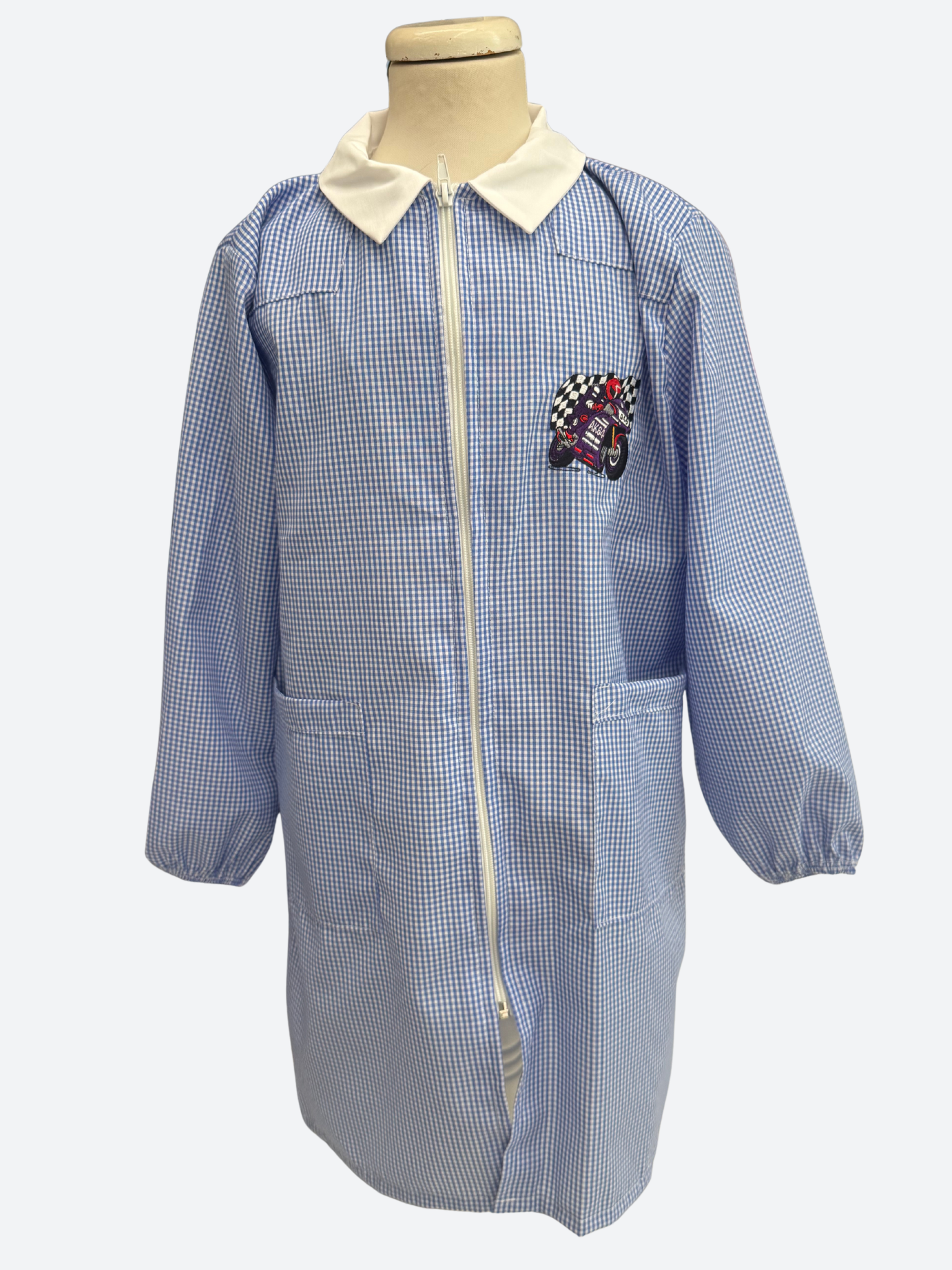 Grembiule scuola con zip PERSONALIZZABILE