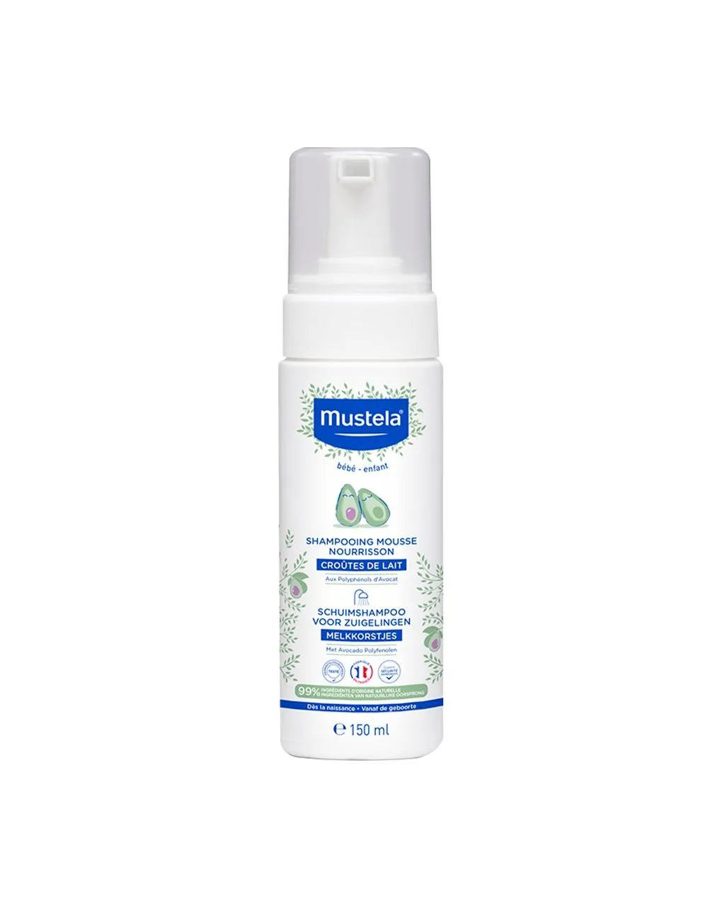 Shampoo mousse per crosta lattea 150ml - Mustela