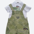 Salopette neonato con t-shirt