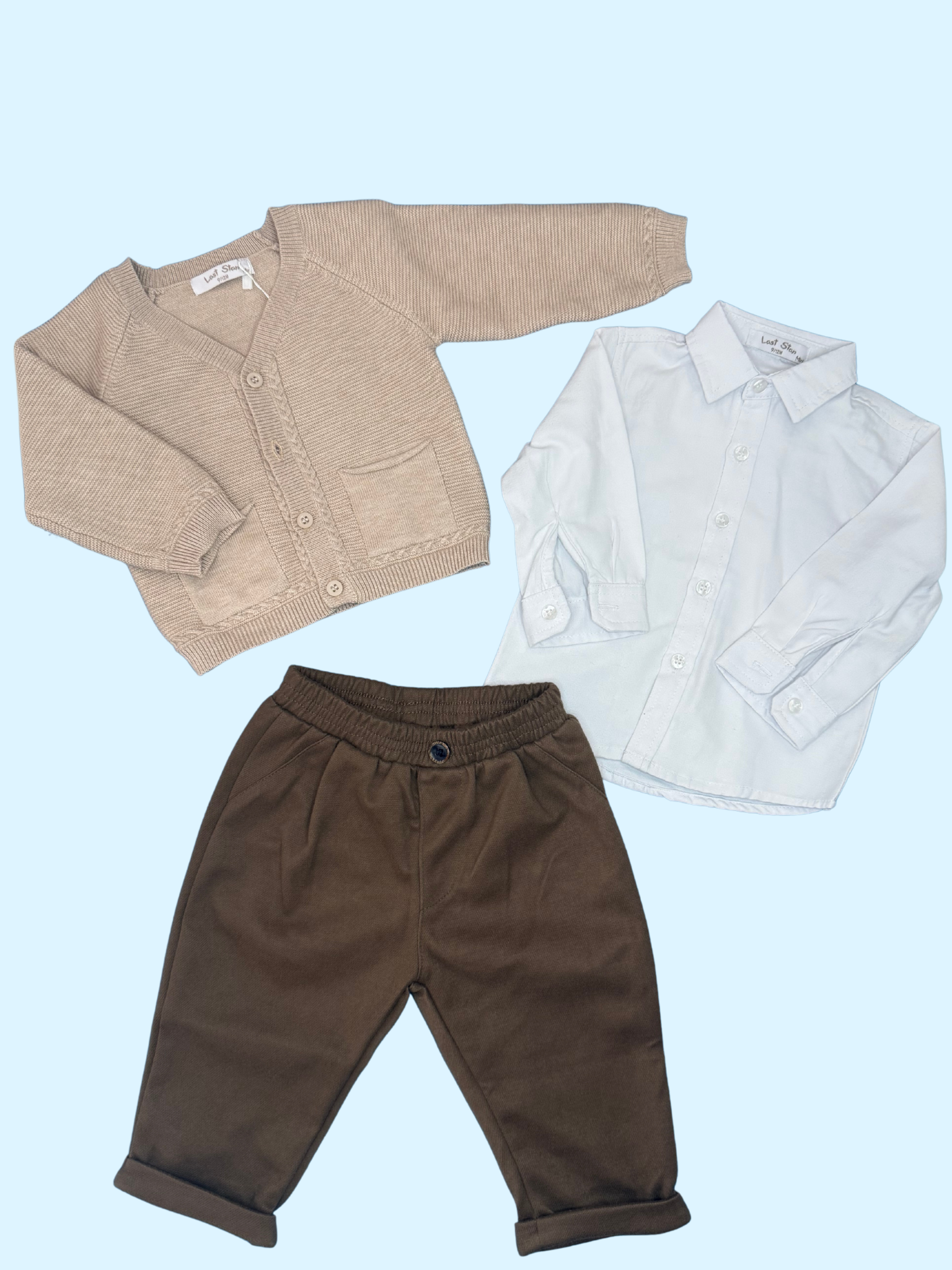 Elegant baby suit with shirt - 3/18 months