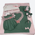 Newborn baby's first outfit set in cotton - HopHopla