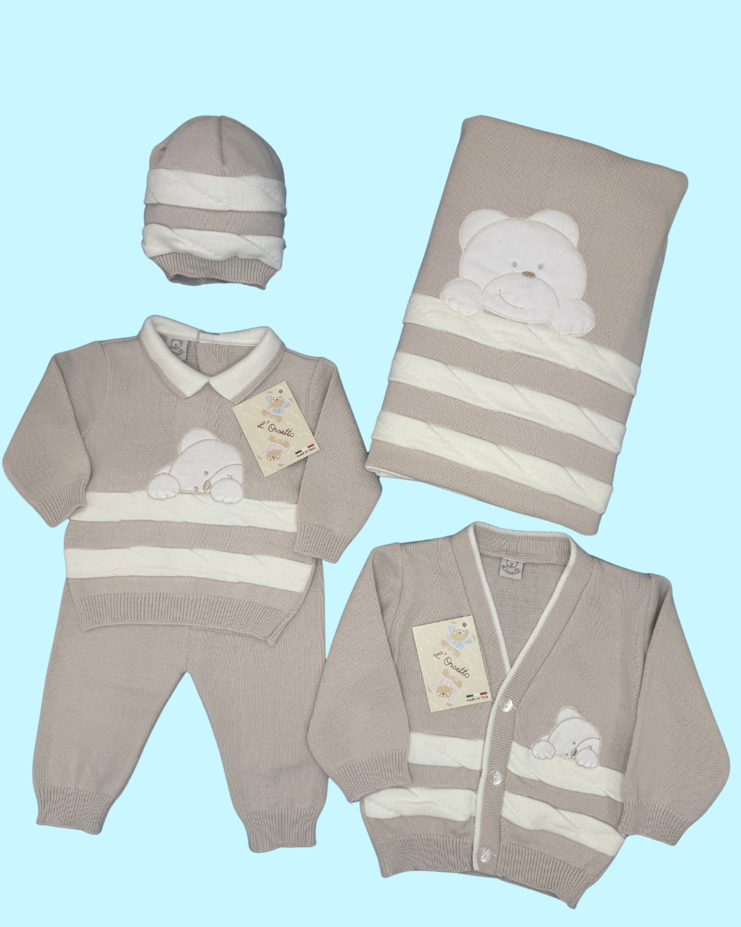 Newborn first outfit set - winter