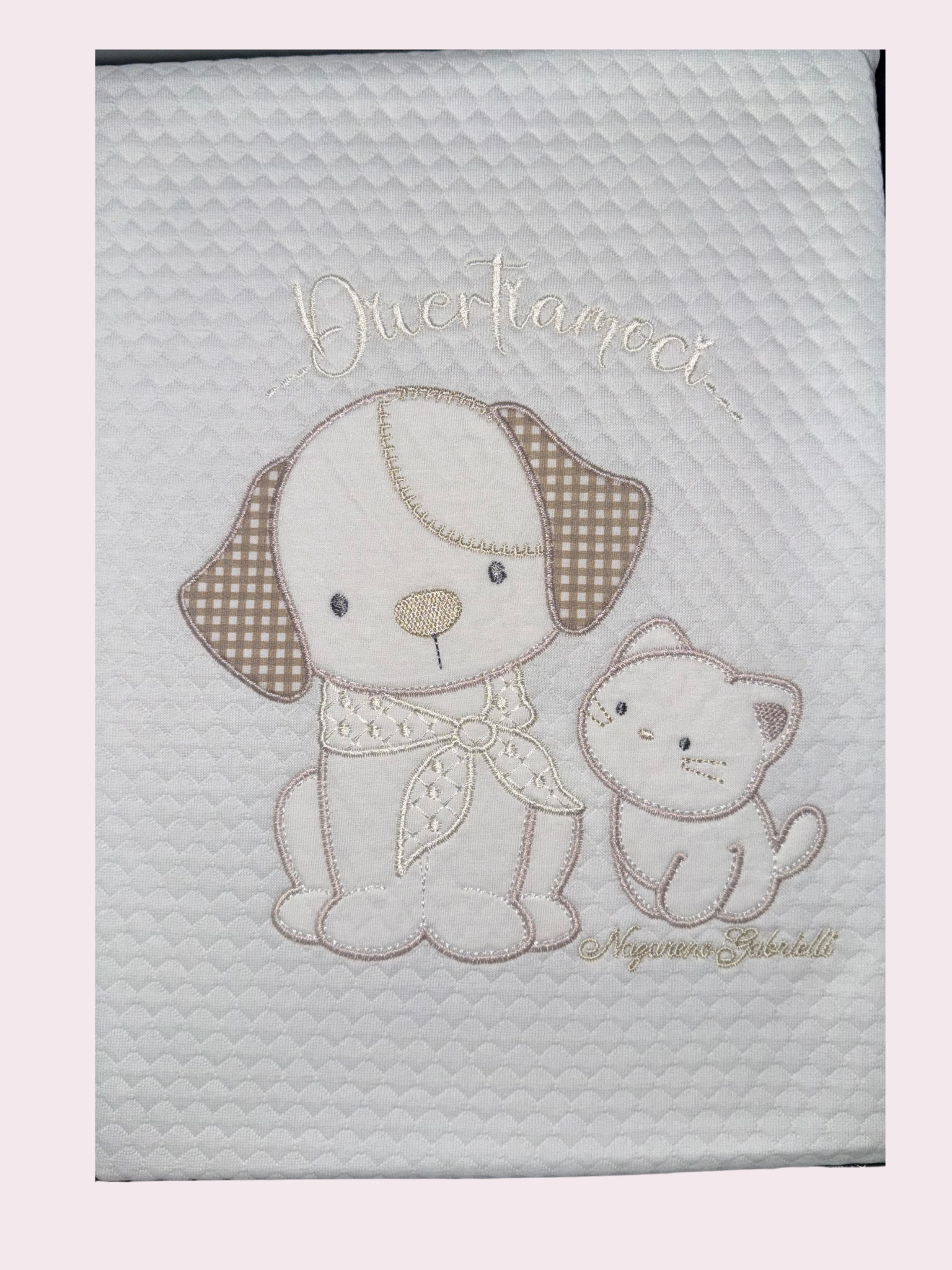 Coperta piquet per lettino