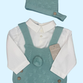 Pagliaccetto neonato in maglia