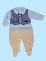 Tutina elegante neonato in cotone - Pierre Cardin