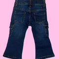 Pantaloni cargo a zampa neonata - 9/30 mesi