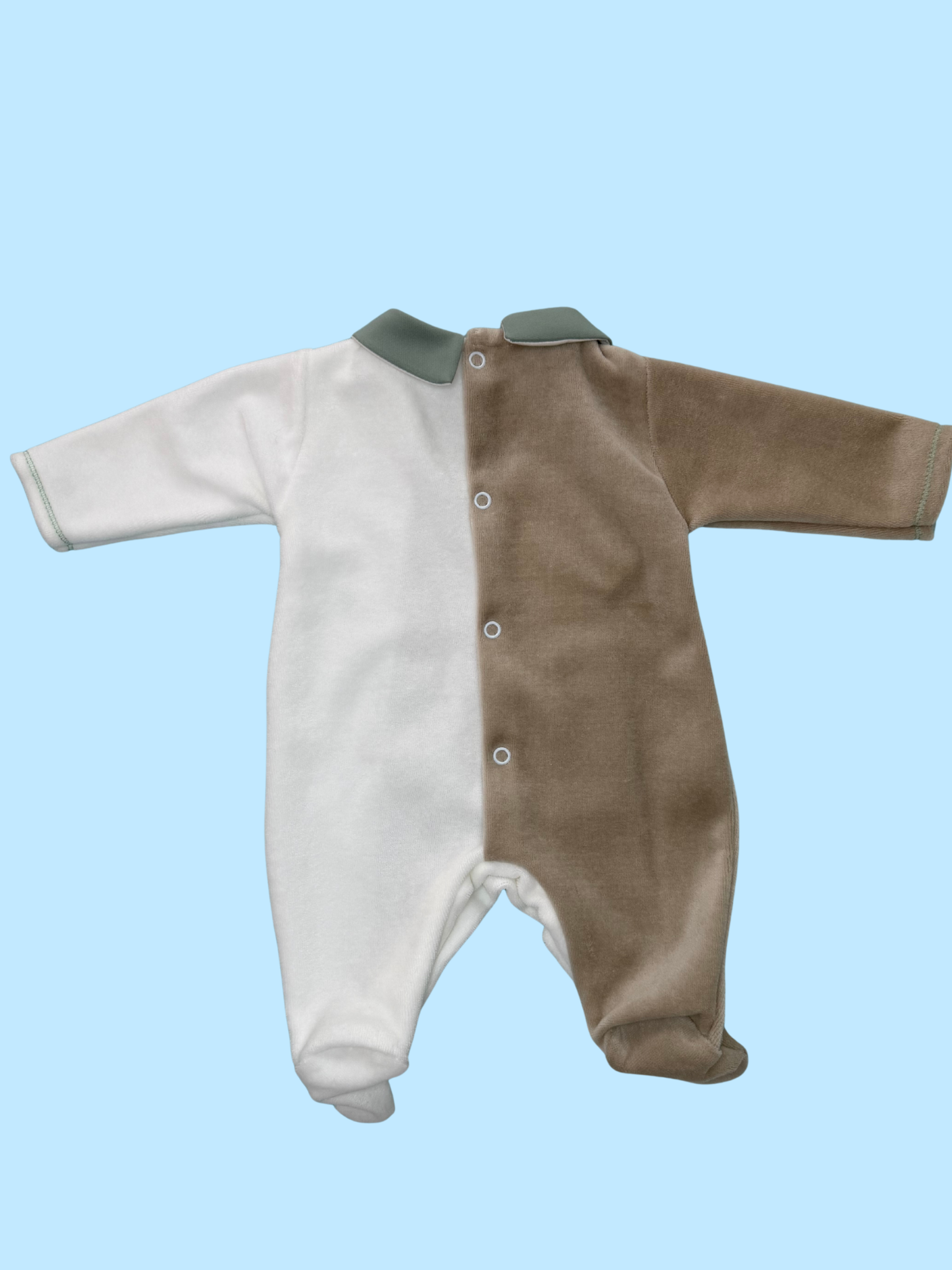 Tutina neonato in ciniglia - HopHopla