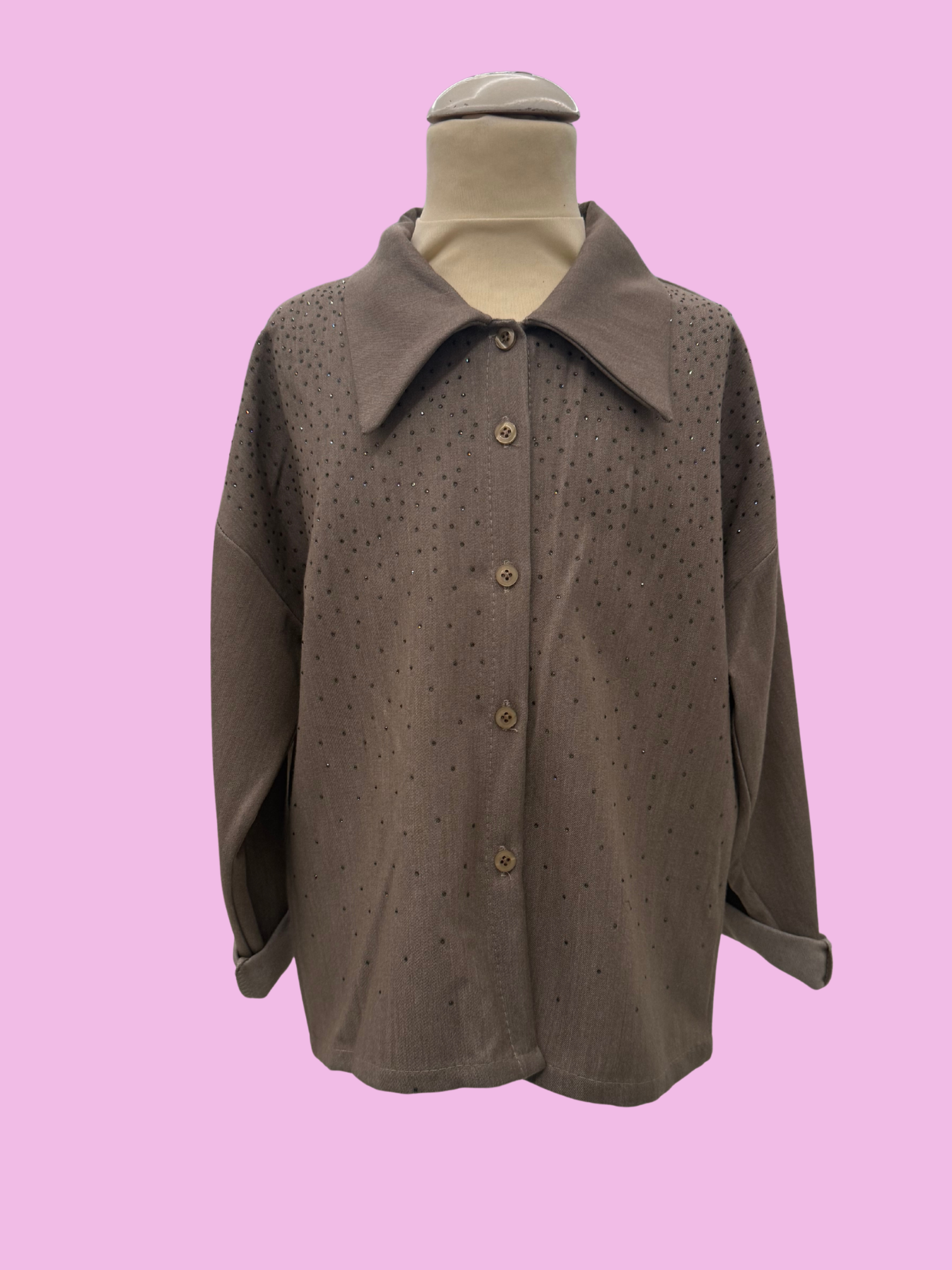 Girls' Rhinestone Shirt - 4/12 years