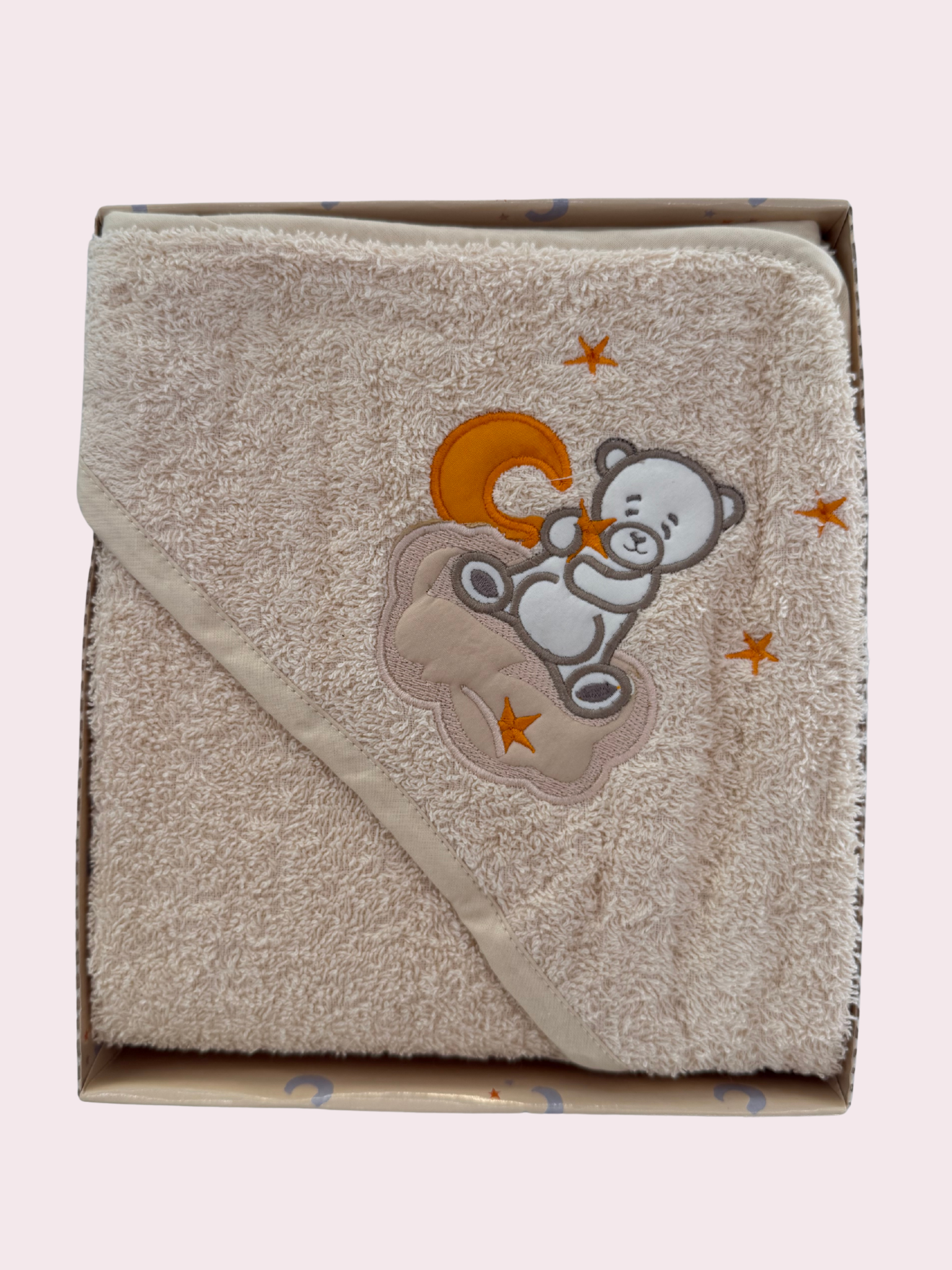 Accappatoio quadrato in spugna 0M+