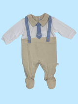 Tutina elegante neonato in cotone