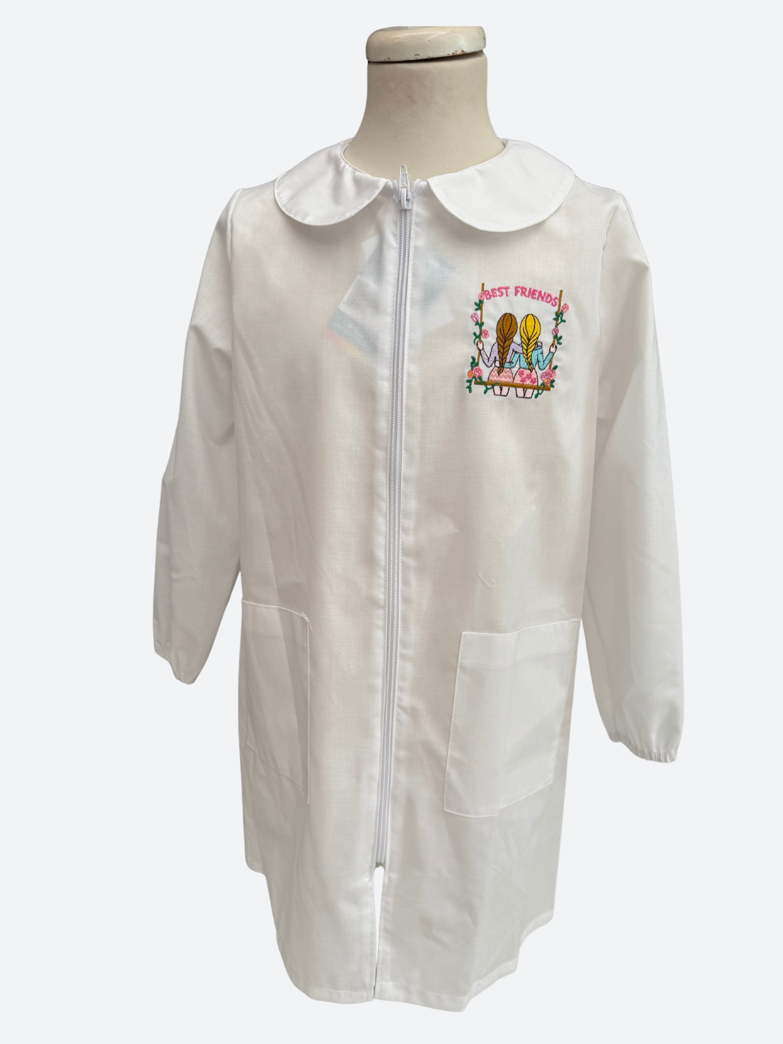 Grembiule scuola con zip PERSONALIZZABILE