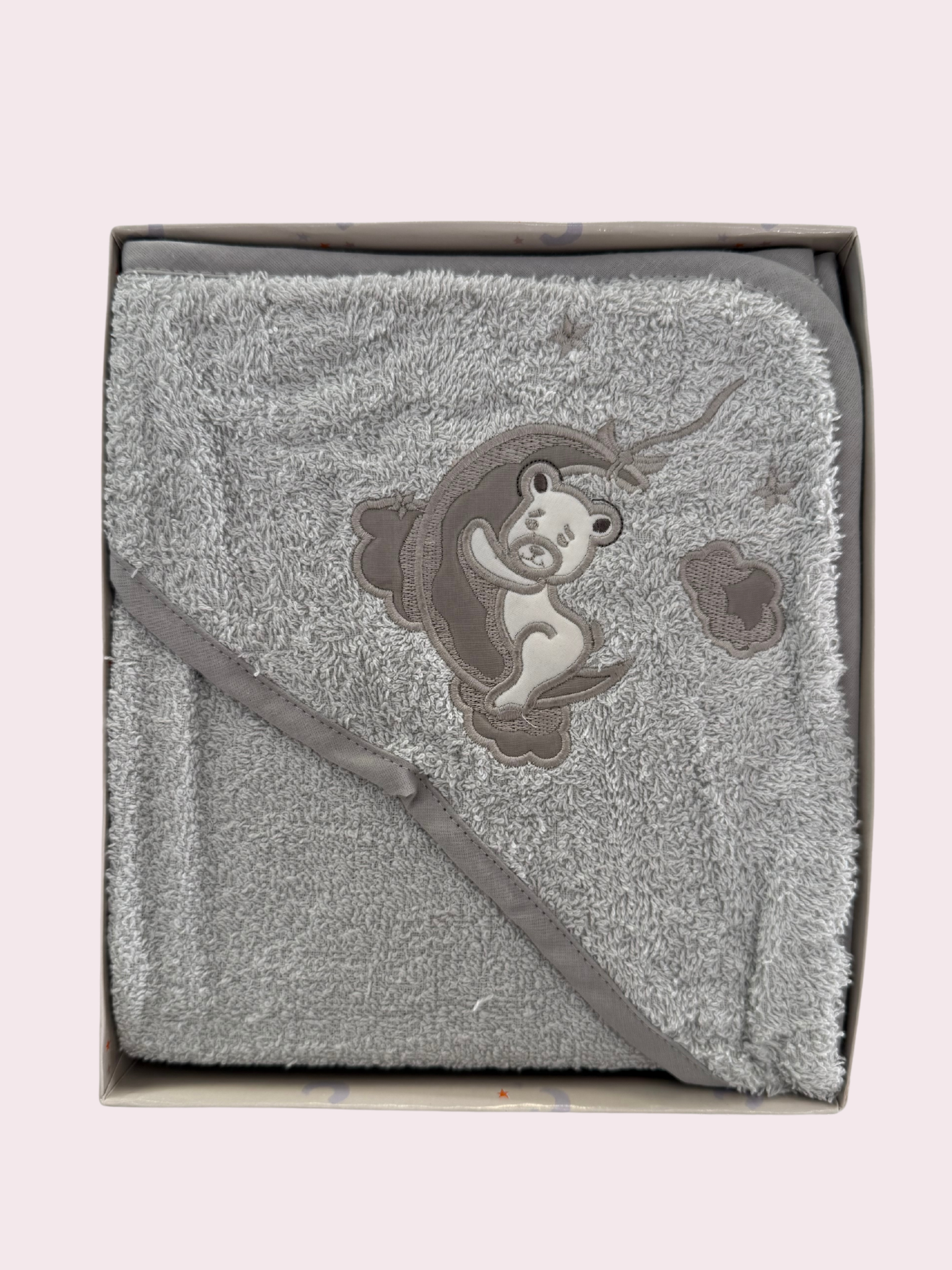 Accappatoio quadrato in spugna 0M+