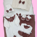 Set prima nascita in ciniglia neonata - HopHopla