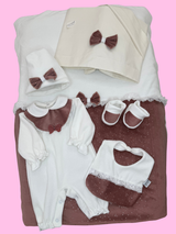 Set prima nascita in ciniglia neonata - HopHopla
