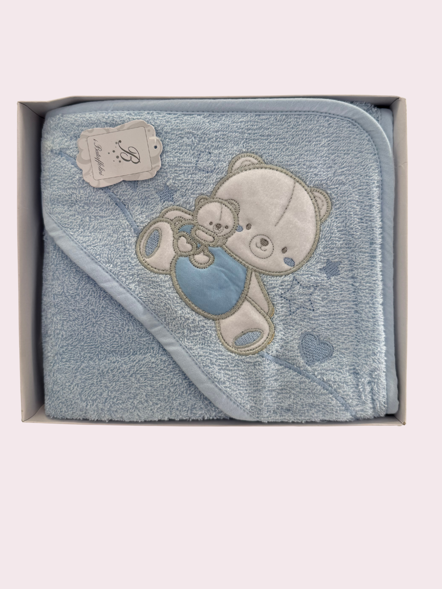 Accappatoio quadrato in spugna 0M+