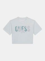 Maglietta crop bambina Guess