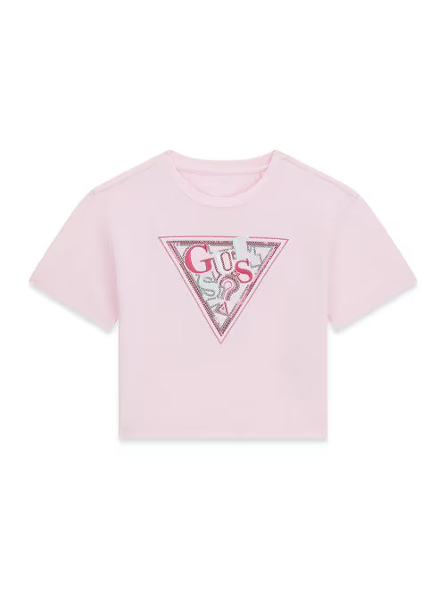 Guess girls' cropped T-shirt