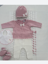 Set prima nascita neonata in lana - HopHopla