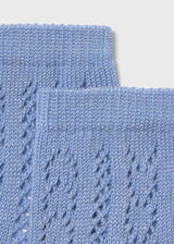 Calze traforate neonato in cotone