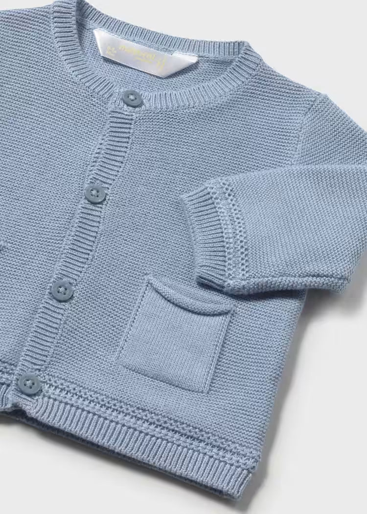 Cardigan neonato in cotone