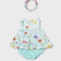 Completo tre pezzi neonata con fascia