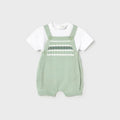 Salopette neonato in tricot