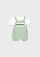 Salopette neonato in tricot
